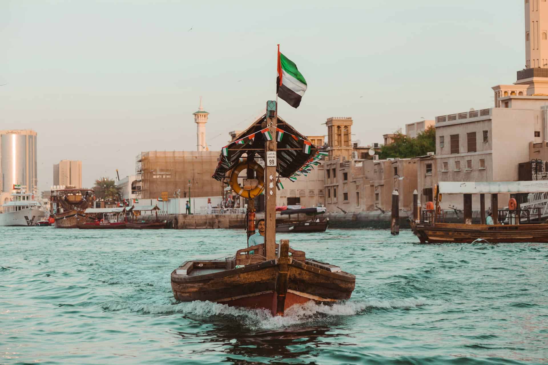 Emilie Farris Im51RwqLcjk Unsplash Dhow on Dubai Creek